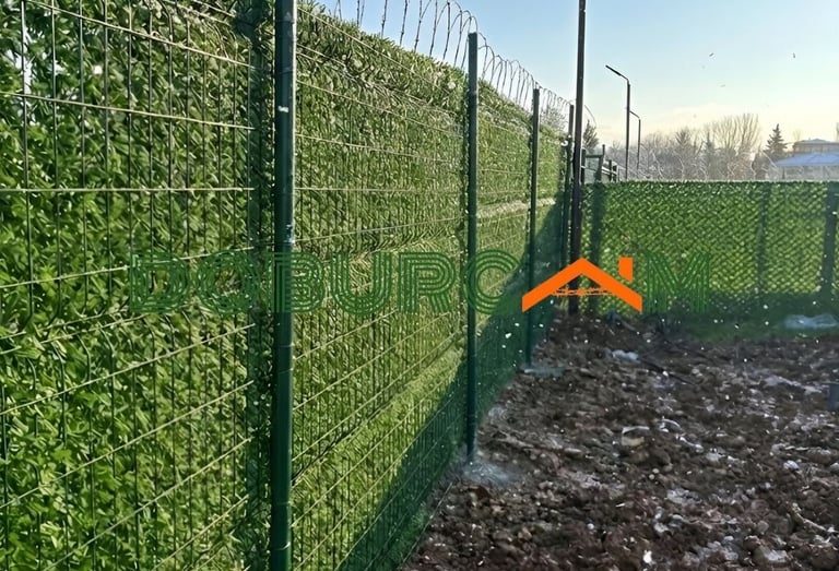 Bursa çimçit çimli tel Bursa'da çimçit Bursa panel çit Doburcam tel çit Doburcam yapı Bursa tel çit