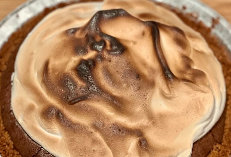 smores brownie pie