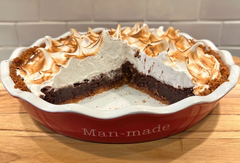 smores brownie pie