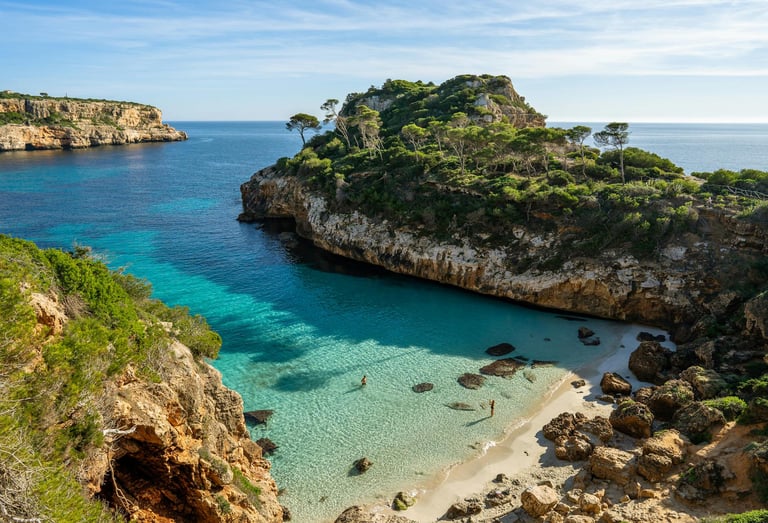 cove beach in Mallorca