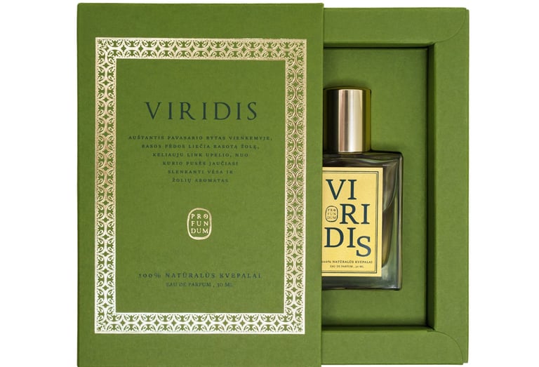 natūralus žalias kvapas
