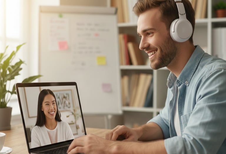 Private one-on-one Spanish lessons focused on real-world conversation and goals