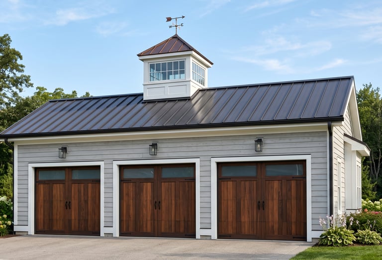 Cupola on a garage