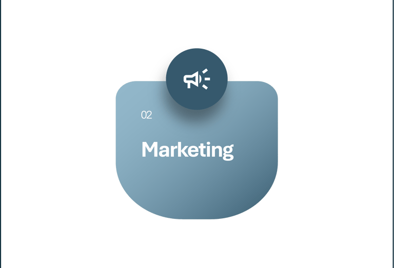 GÊNESIS CONSULTORIA ESTRATÉGICA - LOGO COM 3 PILARES (ESTRATÉGIA, MARKETING E PERFORMANCE)