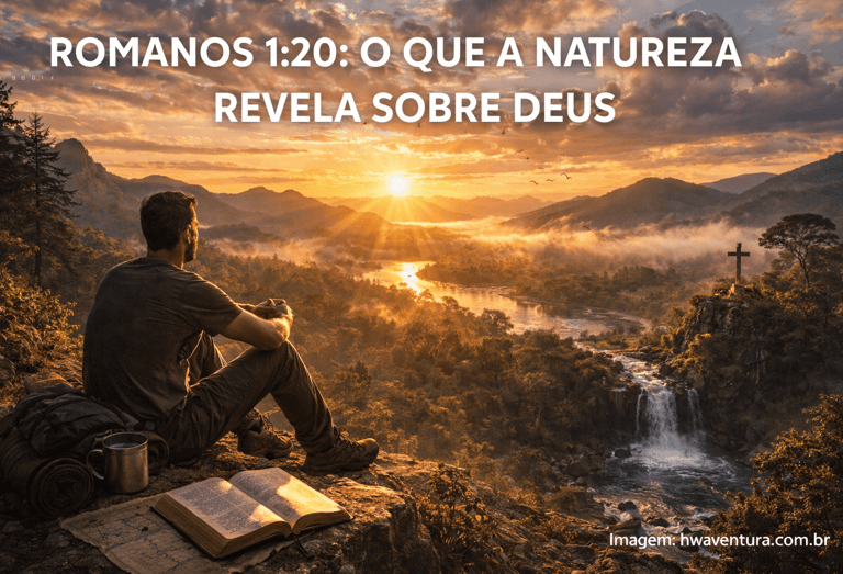O que a natureza revela sobre Deus Rm 1:20