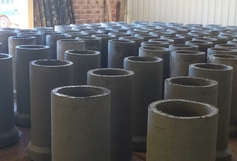 tubos de hormigon 400 cm fabricados en misiones argentina logistica propia noroeste del pais