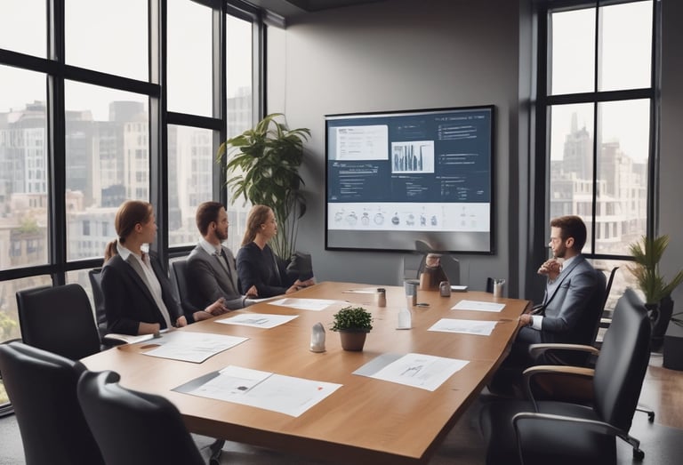 An infographic illustrating agile benchmarking processes.