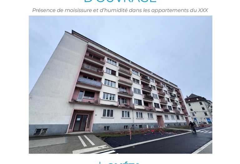 couverture d'un rapport diagnostic d'une copropriété