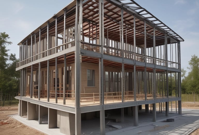 orange crane under blue sky during daytime