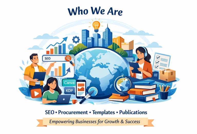 Natpu Solutions team providing procurement, SEO, and digital business services