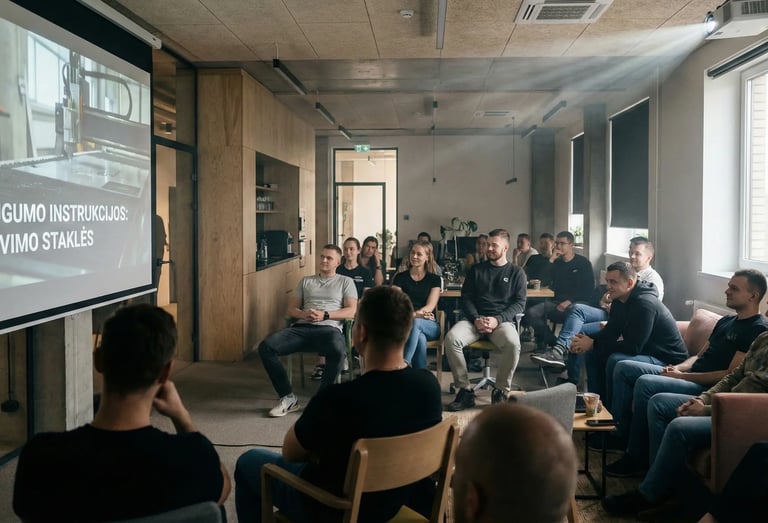 Įmonės saugumo instruktažas naujokams