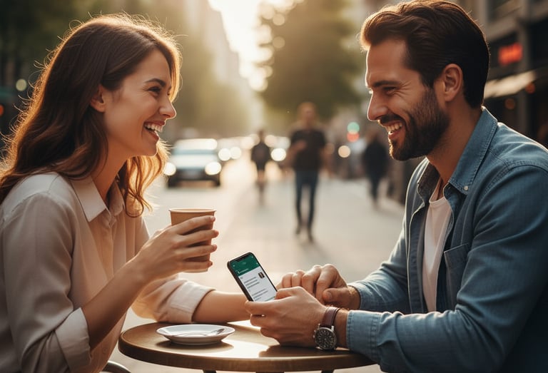 Pessoa traindo mesmo em relacionamento aparentemente feliz