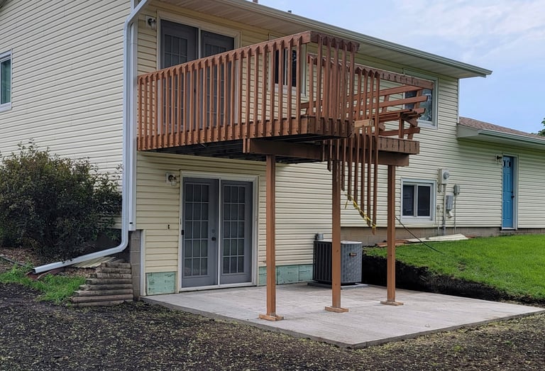 concrete patio