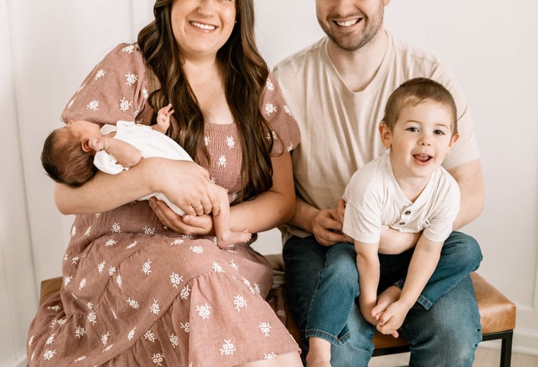Family photo of owners