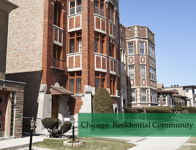 Chicago Southside Residential area