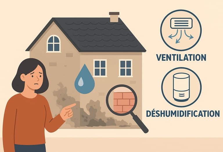 illustration humidité en Bretagne maison humide traitement solution