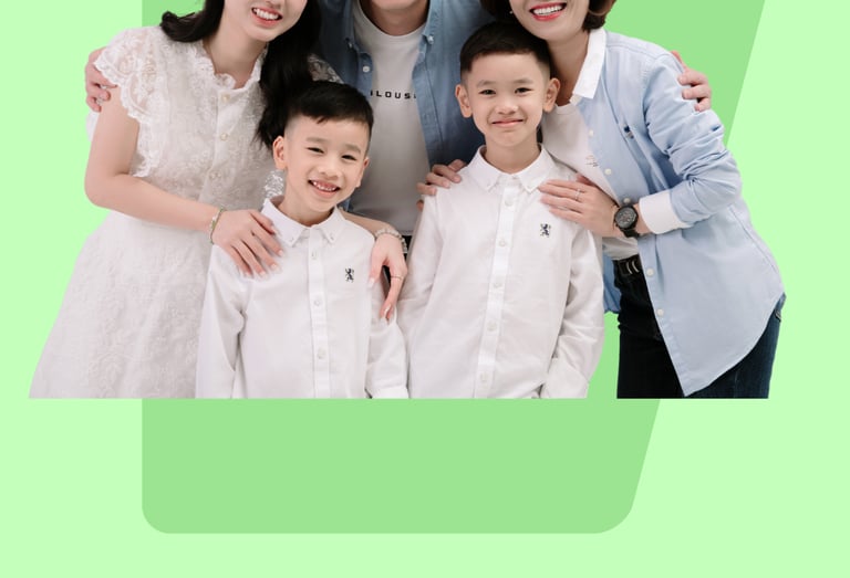 gia đình bảo hiểm