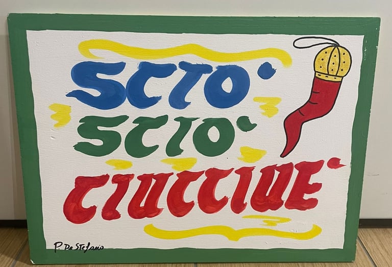 Opera numeraro napoletano Scio Scio Ciucce di Pasquale De Stefano da OTTO
