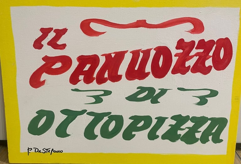 Opera numeraro Il panuozzo di Otto Pizza di Pasquale De Stefano