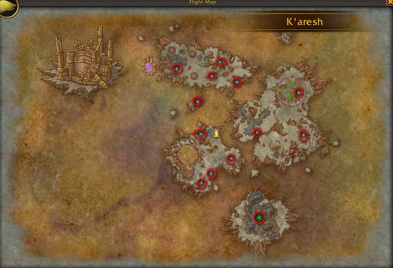 a map of the map of the game