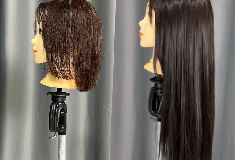 Curso mega hair ponto americano alongamento