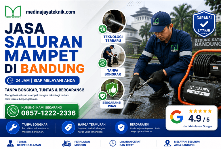 Jasa saluran mampet bandung