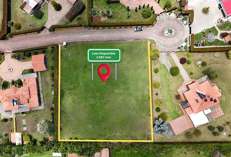 lote campestre en chía en conjunto cerrado