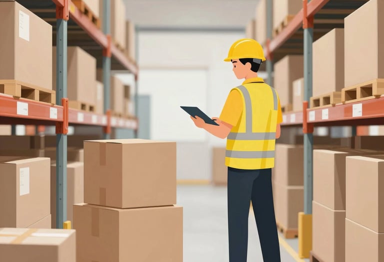 Friendly customer service representative assisting a client via headset.