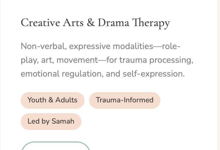 a link for creative arts and drama therapy for mental health