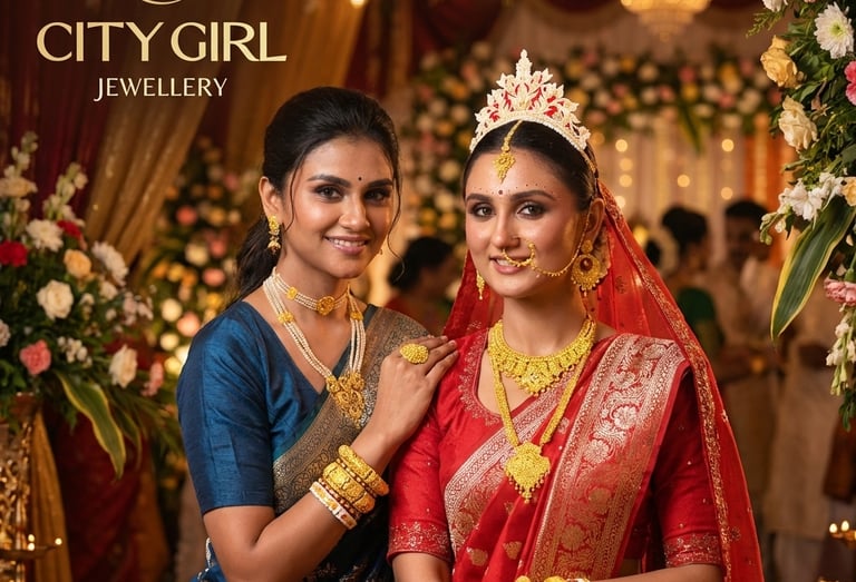 City Girl Jewellery - citygirlbangles - 18 Carat Gold Plated  - Bridal Wear - Bangles Set