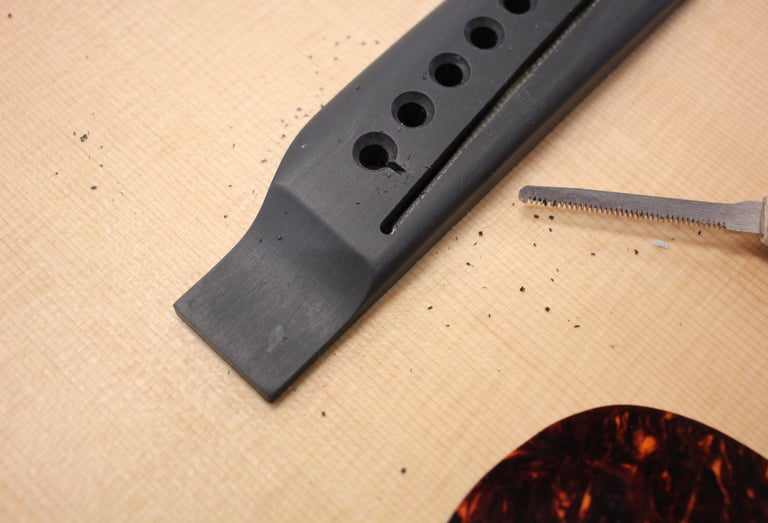 Acoustic Guitar Bridge Repair