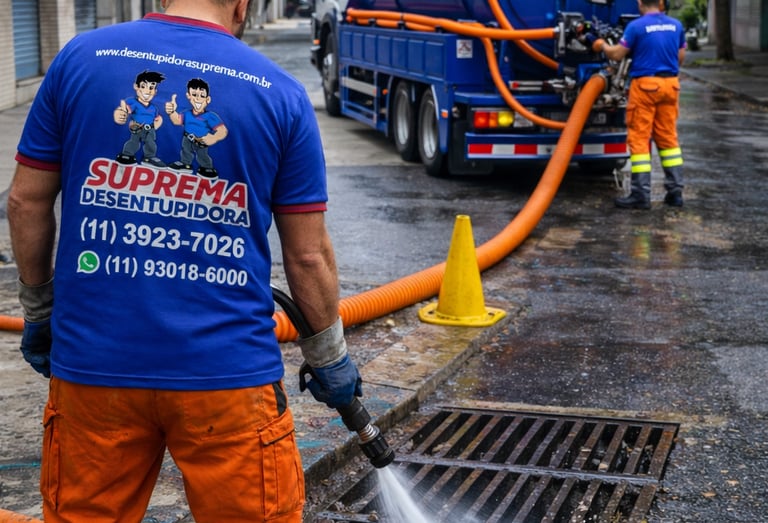 desentupimento de grelhas