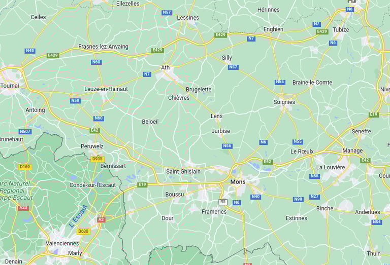 Mons, Ath, Soignies...