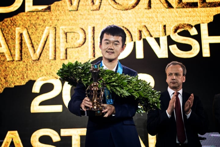 Ding Liren crowned World Champion. Chess Clicks. World Chess Championship 2023