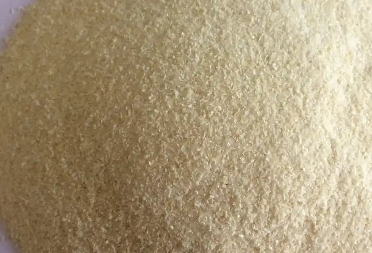 dehydrated white onion granules