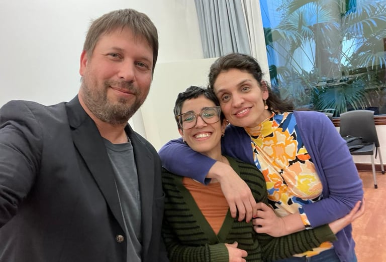 El operador cognitivo comunitario: un rol que también se transforma. Elad, Daniela y Ana Clara.