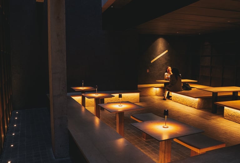 Brutalism architecture at itsumo TART in Batam