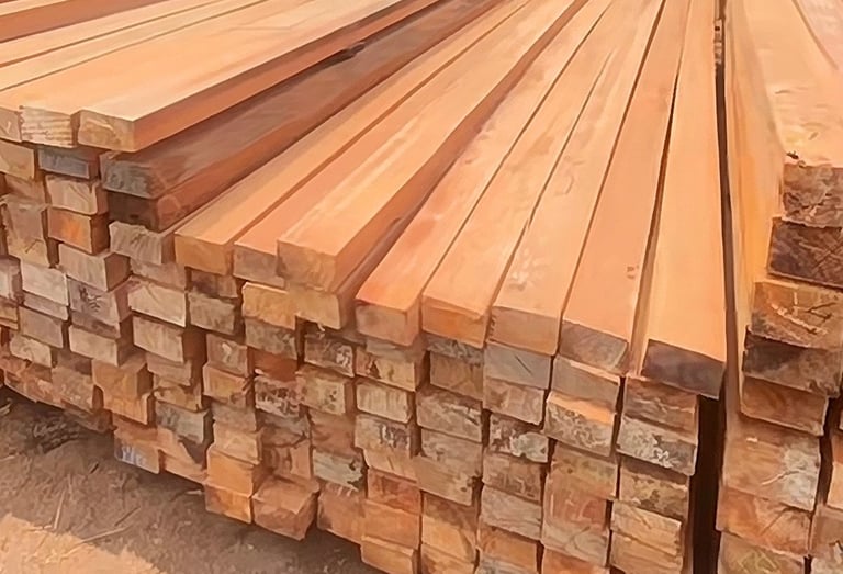 Pusat Balok Kayu Bangunan