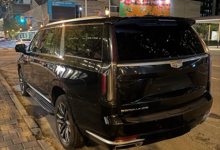 Cadillac Escalade chauffeur SUV in Toronto
