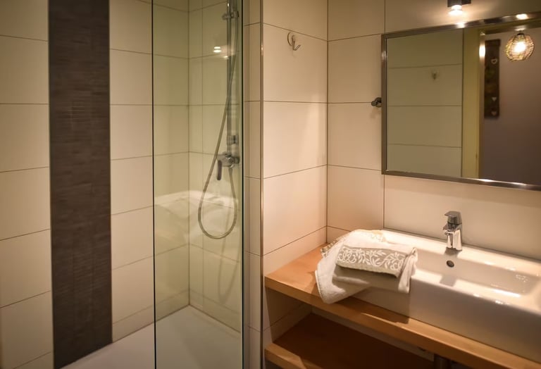 salle de bain 1 gite ribeauvillé