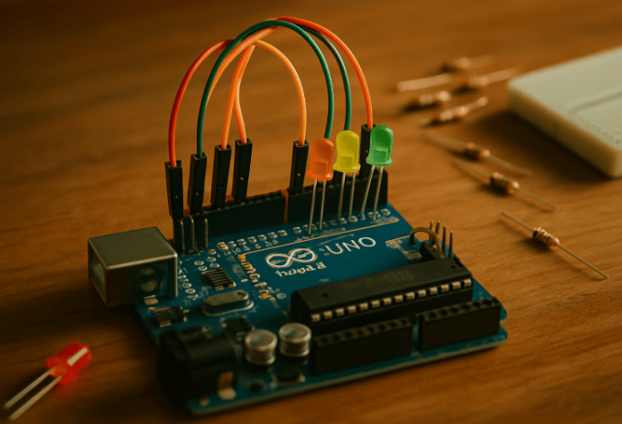 a small electronic device with wires and wires connected to a circuit