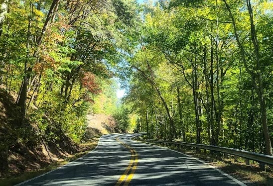 Chatsworth, GA - Road up to Fort Mountain Park
