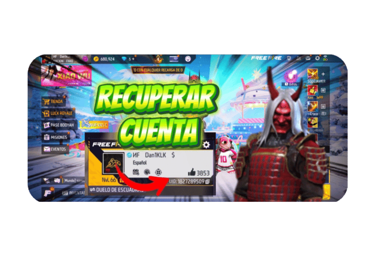 guía para recuperar una cuenta perdida en free fire de forma segura.