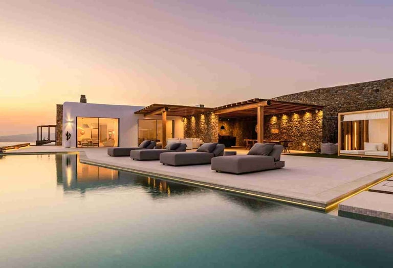 Exclusive villa with pool on holiday organized by Francesco Margaretini Travels Villas & Events