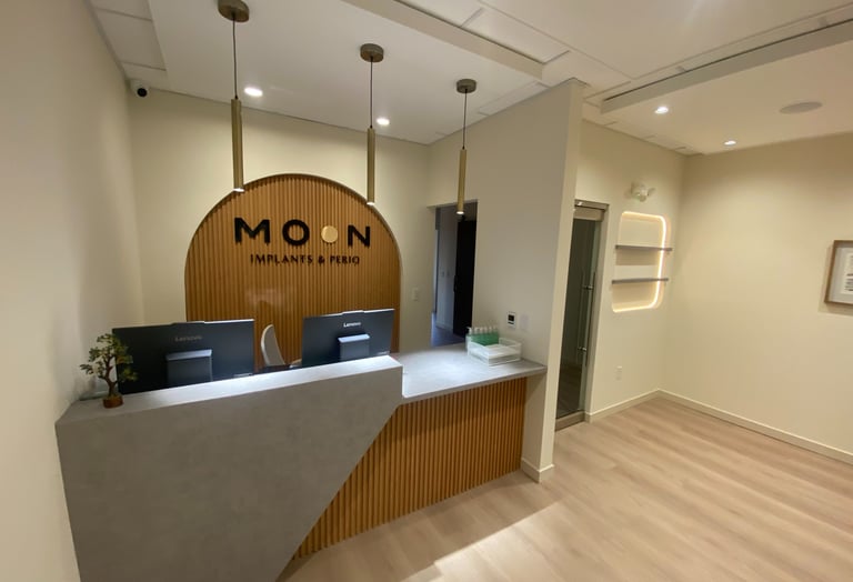 new reception area to make customers more comfortable