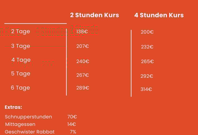 kinder ski kurs preise Katzenkopf, Leutasch