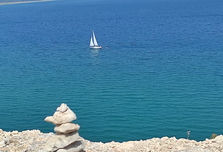 NA coach a mis une photo d'un paysage de mer pour proposer de prendre un moment pour soi