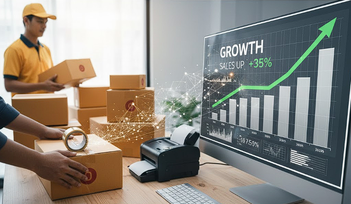 E-commerce strategy showing a proven method for selling products online.