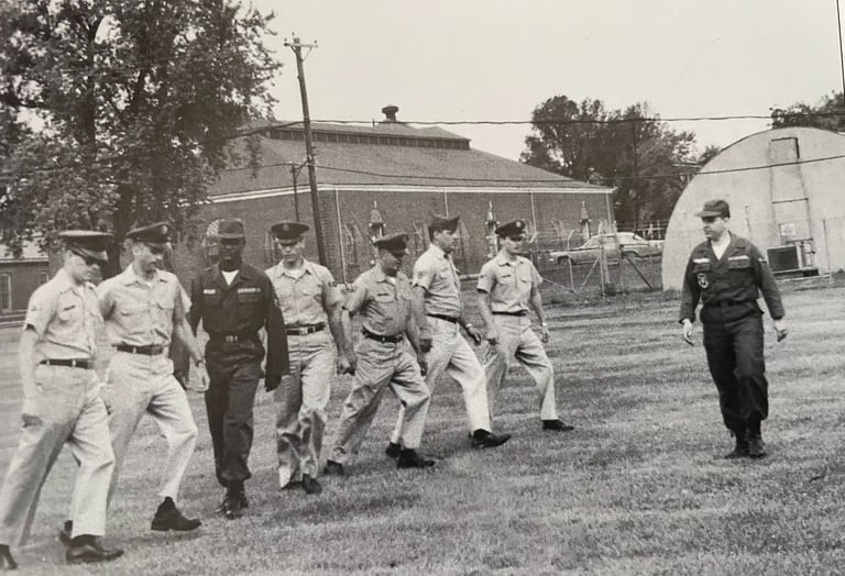 Close order drill training, 1970s