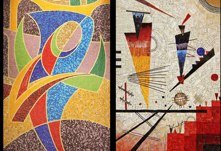 Glass Mosaic Mural , Custom Mosaic Mural